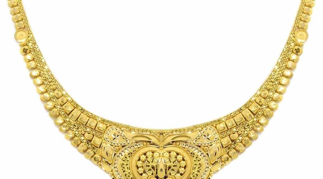 Vaibhav Mishra Gold Necklace Designs